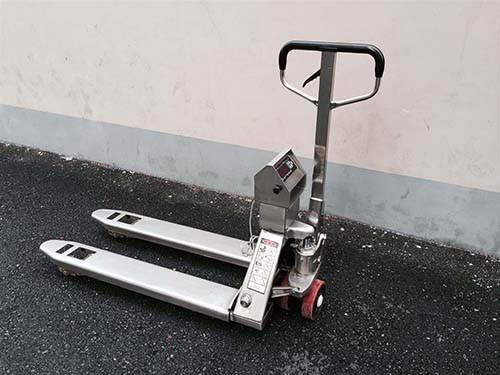 1噸不銹鋼電子秤搬運車